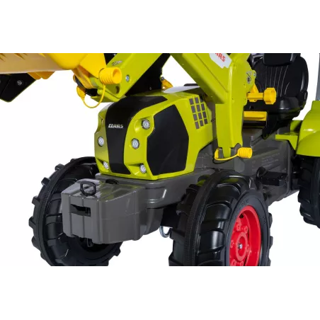 Tractor de pedales CLAAS Arion 660 con pala cargadora delantera para niños