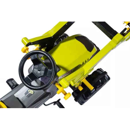 Tractor de pedales CLAAS Arion 660 con pala cargadora delantera para niños