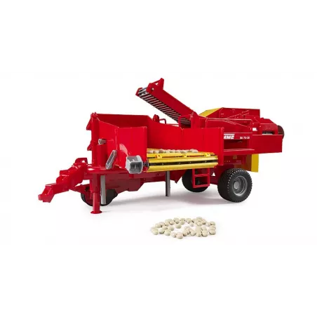 Cosechadora de patatas de juguete Grimme SE 75-30 marca Bruder a escala 1:16.