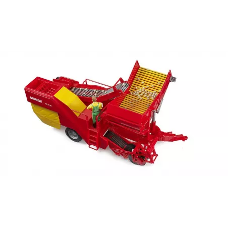 Cosechadora de patatas de juguete Grimme SE 75-30 marca Bruder a escala 1:16.