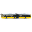 Autobús articulado a escala 1:50 réplica de metal y plástico MAN Lion's City para coleccionistas y maquetas.