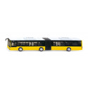Autobús articulado a escala 1:50 réplica de metal y plástico MAN Lion's City para coleccionistas y maquetas.