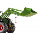 Tractor Fendt 724 Vario a escala 1:32 con cargador frontal Cargo 6.100, réplica detallada de colección.