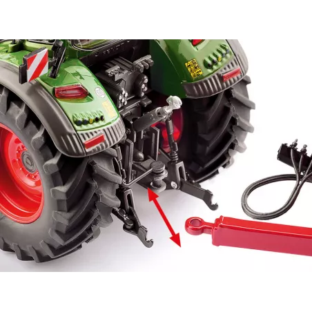 Tractor Fendt 724 Vario a escala 1:32 con cargador frontal Cargo 6.100, réplica detallada de colección.