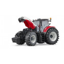 Tractor de juguete Steyr 6300 Terrus CVT de Bruder a escala 1:16 con capó y puertas practicables.