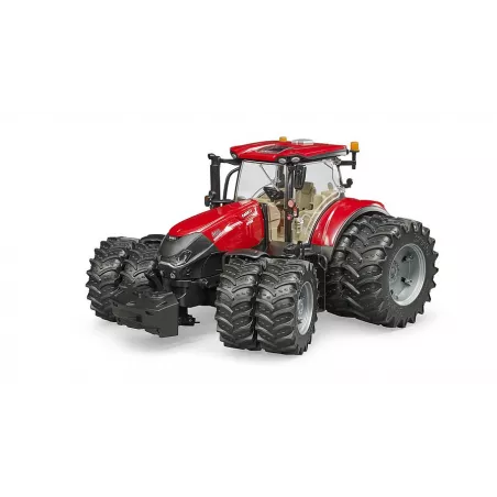 Tractor de juguete Case Optum 300 CVX de Bruder a escala 1:16 con puertas y capó practicables.