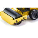 Rodillo compactador de juguete Siku 0895 de metal y plástico resistente
