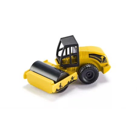 Rodillo compactador de juguete Siku 0895 de metal y plástico resistente