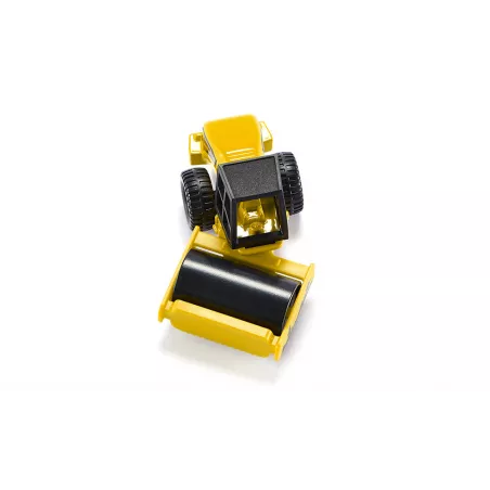 Rodillo compactador de juguete Siku 0895 de metal y plástico resistente