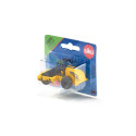 Rodillo compactador de juguete Siku 0895 de metal y plástico resistente