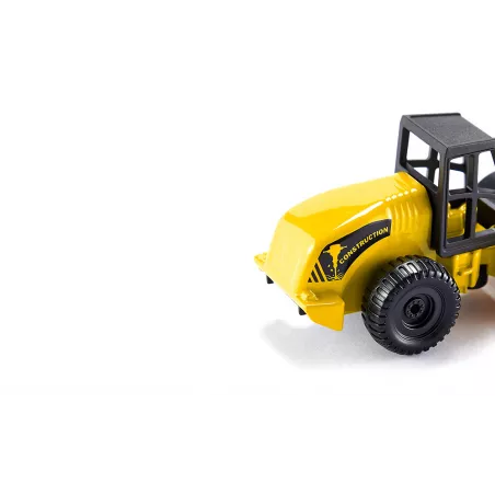 Rodillo compactador de juguete Siku 0895 de metal y plástico resistente