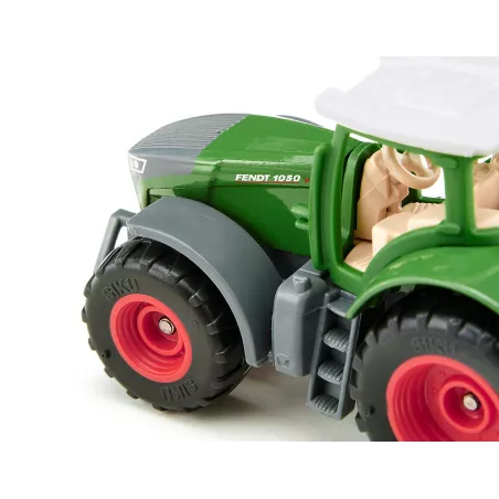 Tractor de juguete Fendt 1050 Vario en miniatura de metal y plástico Siku 1063