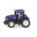 Tractor de juguete New Holland T7.315 a escala fabricado en metal y plástico resistente.