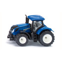 Tractor de juguete New Holland T7.315 a escala fabricado en metal y plástico resistente.