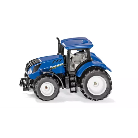 Tractor de juguete New Holland T7.315 a escala fabricado en metal y plástico resistente.