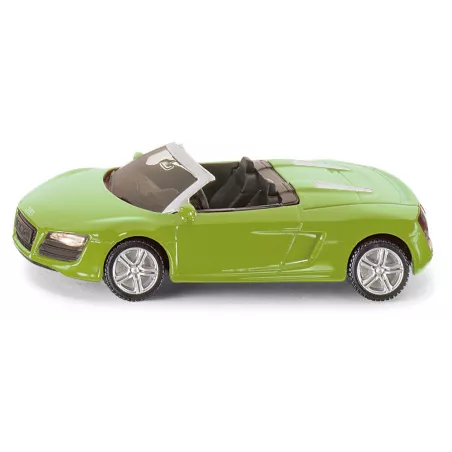 Coche de juguete Audi R8 Spyder en miniatura de metal y plástico