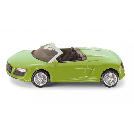 Coche de juguete Audi R8 Spyder en miniatura de metal y plástico