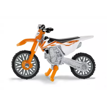 Maqueta de juguete de la moto de motocross KTM SX-F 450 en metal y plástico