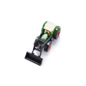 Tractor de juguete Fendt 1050 Vario con pala frontal móvil, miniatura de metal y plástico.
