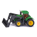 Tractor de juguete John Deere 1395 con pala cargadora de metal y plástico