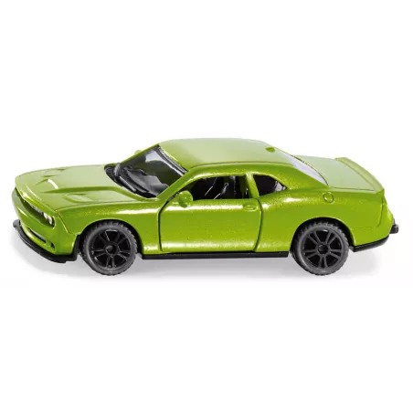 Coche de juguete Dodge Challenger SRT Hellcat de metal y plástico con puertas abribles