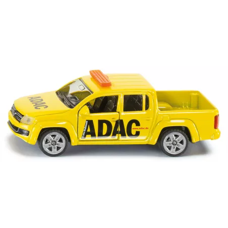 Coche de juguete VW ADAC de metal y plástico con puertas que se abren