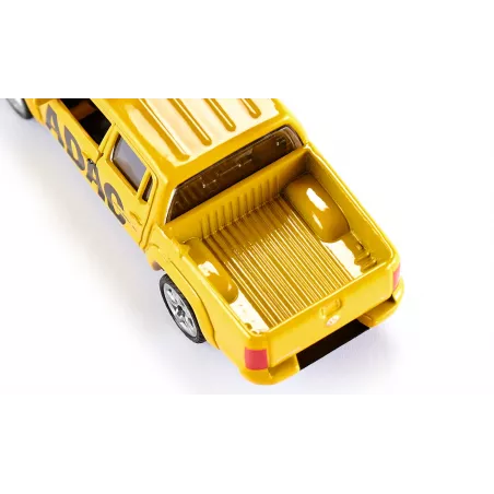 Coche de juguete VW ADAC de metal y plástico con puertas que se abren