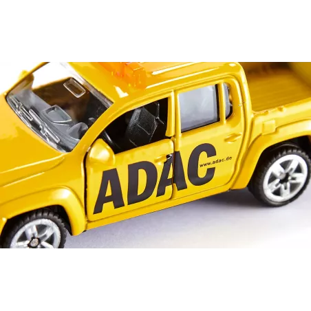 Coche de juguete VW ADAC de metal y plástico con puertas que se abren