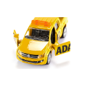 Coche de juguete VW ADAC de metal y plástico con puertas que se abren