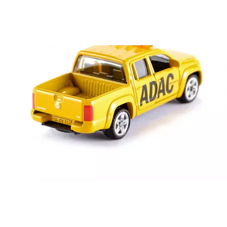 Coche de juguete VW ADAC de metal y plástico con puertas que se abren