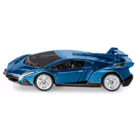 Coche de juguete Lamborghini Veneno de metal y plástico Siku 1485 en miniatura.