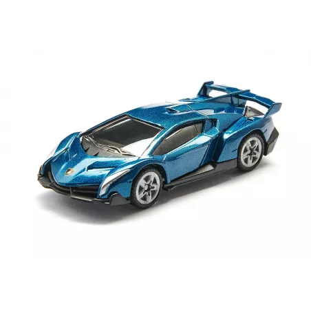 Coche de juguete Lamborghini Veneno de metal y plástico Siku 1485 en miniatura.