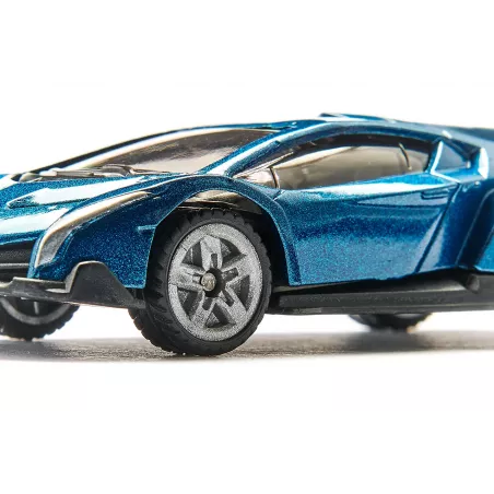 Coche de juguete Lamborghini Veneno de metal y plástico Siku 1485 en miniatura.