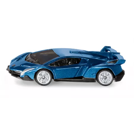 Coche de juguete Lamborghini Veneno de metal y plástico Siku 1485 en miniatura.