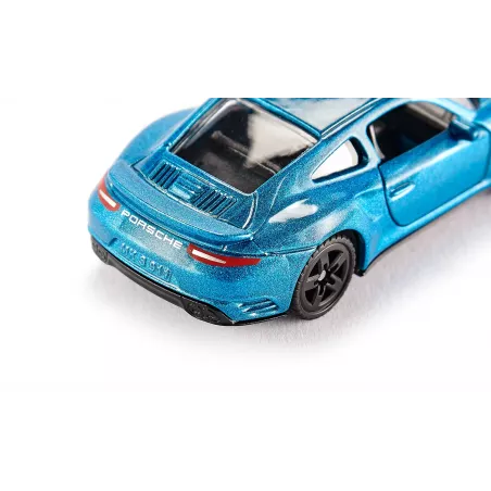 Coche de juguete Porsche 911 Turbo S en miniatura de metal con puertas abribles