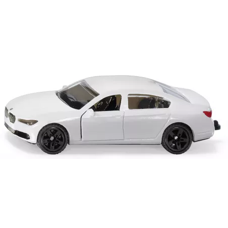 Coche de juguete BMW 750i en miniatura de metal y plástico con puertas abatibles