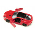 Coche de juguete Jaguar F-Type R en miniatura de metal con puertas que se abren.