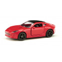 Coche de juguete Jaguar F-Type R en miniatura de metal con puertas que se abren.