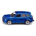 Coche de juguete Range Rover de metal con puertas abatibles y enganche de remolque.