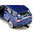 Coche de juguete Range Rover de metal con puertas abatibles y enganche de remolque.
