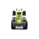 Cargadora de ruedas Claas Torion 1914 de juguete en miniatura de metal y plástico.