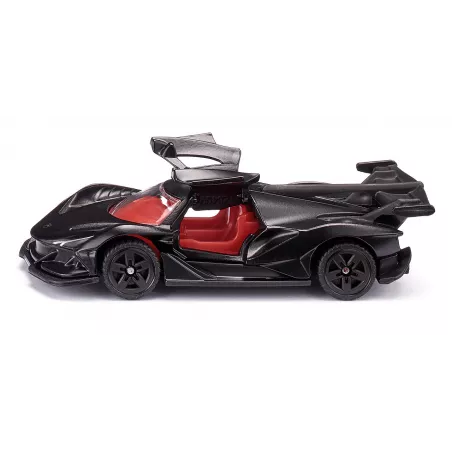 Miniatura de coche Apollo IE de juguete en metal y plástico con puertas abatibles.