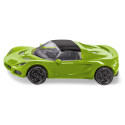 Miniatura de coche Lotus Elise de juguete fabricado en metal y plástico con detalles realistas.