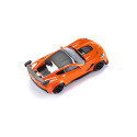 Miniatura de juguete Chevrolet Corvette ZR1 fabricada en metal y plástico con detalles realistas.