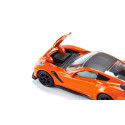 Miniatura de juguete Chevrolet Corvette ZR1 fabricada en metal y plástico con detalles realistas.