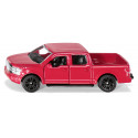 Miniatura de metal Ford F150 con puertas abatibles y enganche de acoplamiento.