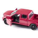 Miniatura de metal Ford F150 con puertas abatibles y enganche de acoplamiento.