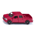 Miniatura de metal Ford F150 con puertas abatibles y enganche de acoplamiento.