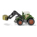 Tractor de juguete Fendt con pinzas para pacas de metal y plástico