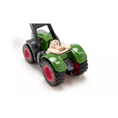 Tractor de juguete Fendt con pinzas para pacas de metal y plástico